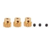 Giwnhvx Ingranaggio Motore Pignone in Albero 3 Pezzi 3,175 mm 32DP 48DP 64DP M0.8 per 1/10 1/8 RC Car 3650 3660 Sostituzione 13t