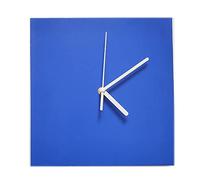 Giwnhvx INS ReTro Klein Blu Orologio Da Parete Nordico in Legno Orologi Mutiti Decorazione Sfondo Ornamenti Ufficio Accessori Foto (Quadrato)