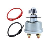 Giwnhvx Interruttore di sconnessione della batteria principale 12-48 V 200 A e Set di cavi della batteria 4 AWG, Interruttore di interruzione dell'alimentazione della batteria ad alta corrente