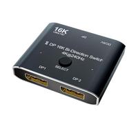Giwnhvx Interruttore DP16K bidirezionale 8K @ 120 Hz 4K @ 240 Hz Convertitore Splitter per Schermi Sorgenti Multiple Convertitore Video DP 16K Installazione Facile