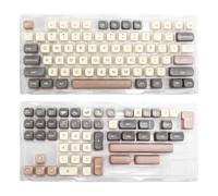 Giwnhvx Keycaps PBT Key Cap Fit Laptop PC Gioco Ufficio Termicamente Sublimato Keycaps A
