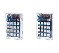 Giwnhvx Kit calcolatrice fai da te a 6 cifre, 2 x 6 cifre, alimentata tramite USB/batteria, calcolatrice da tavolo, kit elettronico di saldatura