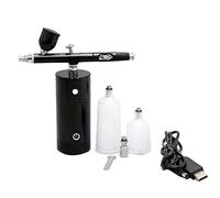 Giwnhvx Kit compressore d'aria multiuso per aerografo, kit spruzzatore a doppia azione, ugello da 0,3 mm