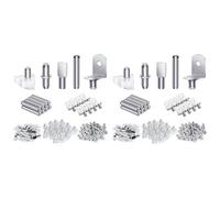 Giwnhvx Kit di 240 pioli per mensole, 5 stili di pioli di supporto per mensole, mensole per scaffali, librerie