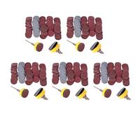 Giwnhvx Kit di 500 dischi abrasivi rotondi da 2,5 cm, con gancio per levigatrice