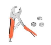 Giwnhvx Kit di attrezzi per la chiusura a scatto con 3 fustelle in metallo pinze a scatto resistenti per installazione e sostituzione a scatto in pelle.