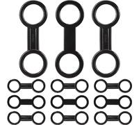 Giwnhvx Kit di bloccaggio per Immersione in Silicone per cinghia da Immersione, 12 pezzi, clip universale in plastica per cinghia da Immersione, fissaggio supporto per tubo nero