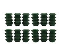 Giwnhvx Kit di composizione floreale fai da te, in schiuma per fiori bagnati, verde rotondo e bagnato, fiori per corridoio nuziale, (schiuma floreale con ciotola, 48 pezzi)