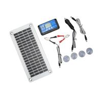 Giwnhvx Kit di controller impermeabile per pannello solare monopolicristallino con cavo di collegamento kit batteria di protezione di ricarica 12 V24 V