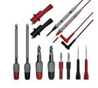 Giwnhvx Kit di Test di Potere Sonda di Filettatura Robusto Kit di Morsetto di Filettatura Isolato Gancio di Test Infrangibile Morsetto Coccodrillo B