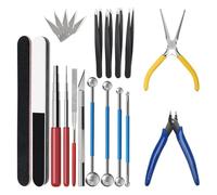 Giwnhvx Kit Di Utensili Per Sega A Punta In Metallo Compreso Pinze, Aiuti Piegatura, Pinze Piatte, Asta Di Avvolgere, Kit Di Strumenti Globo in Metallo 3D