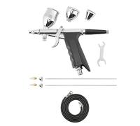 Giwnhvx Kit per aerografo in metallo per pittura unghie tatuaggio trucco