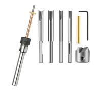 Giwnhvx Kit per la creazione di penne Albero penna e portapenne Set di rifilatura Mandrino per tornitura in legno per fare penna Lavorazione del legno Tornio Parti di ricambio Accessori A