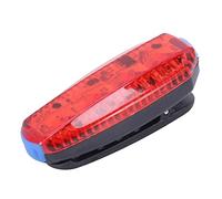 Giwnhvx Lampada da Bicicletta 5 LED 3 Modalità Indicatore di Avvertimento Sicurezza per Corridori Lampada Posteriore Impermeabile Camminare Escursionismo Campeggio Caccia Pesca Rosso