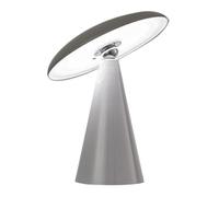 Giwnhvx Lampada da Tavolo A LED Magnetica, Lampada da Comodino per Camera da Letto, Lampada Touch con Dimmer A 3 Colori per Sala Lettura, Grigia