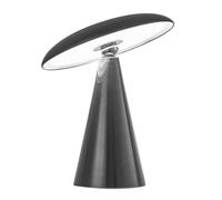Giwnhvx Lampada da Tavolo A LED Magnetica, Lampada da Comodino per Camera da Letto, Lampada Touch con Dimmer A 3 Colori per Sala Lettura, Nera