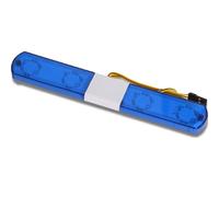 Giwnhvx Lampada di Allarme Flash LED per Auto della Polizia, Luce per 1/10 RC D12, Parti di Aggiornamento Auto Assiale Traxs, 145 Mm, Blu