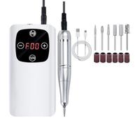 Giwnhvx Lampada per unghie V3 Grinder 2-in-1 45000 ad alta velocità Nail Polish Salon Nail Baking Lamp