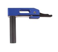 Giwnhvx Lavorazione del legno Desktop ad azione rapida Tenere premuto morsetto Clip fissa rapida per la lavorazione del legno Benche 20mm Strumento per fori per cani Facile da installare Blu