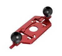 Giwnhvx Lavorazione del legno Macchina di rifilatura Scanalatura Base Fresatura Cerchio Slot Posizione Fresatura Groove Staffa Router Circle Jig,C