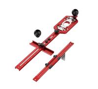 Giwnhvx Lavorazione del legno Macchina di rifilatura Slot Base Fresatura Cerchio Slot Posizione Fresatura Groove Staffa Router Circle Jig,D