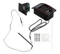 Giwnhvx LC-5 5 Bande Microfono Chitarra EQ Equalizzatore Chitarra Acustica Preamplificatore EQ Equalizzatore Piezo Ceramica Pick-Up