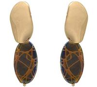 Giwnhvx Lega di alluminio Acrilico Orecchini Moda Orecchini Imitazione Colorati Brillanti Semplice Brillanti