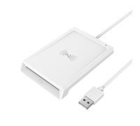 Giwnhvx Lettore di smart card a contatto + NFC 2 in 1, lettore di smart card, doppia interfaccia collegata a un PC, lettore di smart card contatto, parti C
