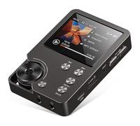 Giwnhvx Lettore MP3, Lossless DSD ad alta definizione, portatile, Hi-Fi, lettore musicale digitale con scheda di memoria da 64 GB