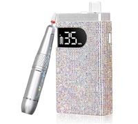Giwnhvx Levigatrice Elettrica Per Trapano Acrilico Diamante Ricaricabile e Portatile con Schermo HD 35.000 /min