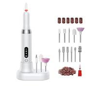 Giwnhvx Levigatrice per unghie elettrica punte per unghie professionali smerigliatura lucidatura rimozione arte levigatura penna manicure macchina,A