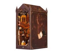 Giwnhvx Libro a induzione Cabina fai da te in Legno Tridimensionale Assemblato a Mano Scaffale Ornamenti Regali