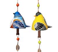 Giwnhvx Lively Bird Chime Serie - Scacciapensieri in resina, per il giardino, per la decorazione della casa, a