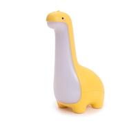 Giwnhvx Luce Notturna A Forma di Dinosauro per Bambini - Lampada da Comodino con Protezione per Gli Occhi, Ricarica USB, Ideale per Decorare La Stanza, Colore: Giallo