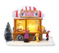 Giwnhvx Luce Notturna Musica Casa di Neve Decorazioni Natalizie Decorazione Davanzale Regali di Festa di Natale B