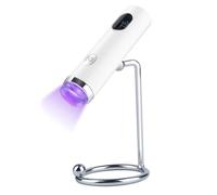 Giwnhvx Luce UV con timbro Mini lampada per cura delle unghie con timbro in silicone asciugatura rapida per smalto gel colla gel facile da installare