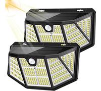 Giwnhvx Luci Solari per Esterni 310 LED Luci di Movimento Solari, Grandangolo un 270 Gradi 3 Modalità Opzionali per Patio nel Cortile del Garage