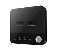 Giwnhvx M.2 Duplicatore M.2 a Nvme SSD Enclosure Hard Disk Esterno Docking Station con Clone per M2 HDD SSD Reader