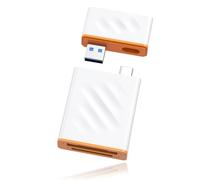 Giwnhvx Macchina Fotografica ad Alta Velocità 4 in 1 Lettore di Schede CFexpress Tipo B Trasferimento USB3.2 10 Gbit/S Lettore di Schede SD3.0 CFExpress B