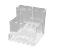 Giwnhvx Macchina per lucidare le unghie con scatola di immagazzinaggio per manicure per unghie contenitore portatile strumenti per unghie in acrilico per organizzatore (trasparente)