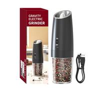 Giwnhvx Macinino elettrico ricaricabile per sale e pepe con macinino regolabile ricaricabile alimentato a batteria gadget da cucina
