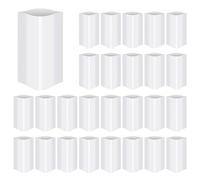 Giwnhvx Manicotti termoretraibili per sublimazione, 20 x 30 cm, 120 pezzi, bianco, per bicchieri, tazze, tazze e altro ancora