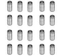 Giwnhvx Manicotto per perno guida, boccola guida in metallo, diametro interno 7 mm, diametro esterno 10 mm, 0,005, concentricità precisa, 20 pezzi per posizionamento stampi in silicone