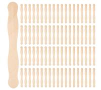 Giwnhvx Maniglie A Ventaglio da 8 Pollici o Spatola di Legno o Confezione di Miscelazione della 300 Bastoncini per Ghiaccioli Artigianali per Kit di Forniture DIY