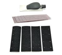Giwnhvx Mano Levigatura Blocco Estrazione Polvere Rettifica Levigatrice Mano Multi-foro con carta vetrata per la lucidatura del legno Auto Detailing