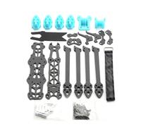Giwnhvx Mark4 7 Pollici 295mm Kit di Telaio Quadricottero con Braccio da 5mm per Drone FPV Freestyle & RC Racing 7" con Stampa Blu