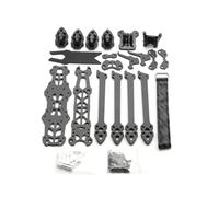 Giwnhvx Mark4 7inch 295mm Telaio di Drone Quadrirotore con Braccio da 5mm per Drone FPV Freestyle e RC Racing da 7 pollici, con stampa nera