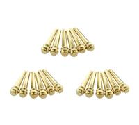 Giwnhvx Metallo Acustico Ponte di Chitarra 18pcs Corde per Chitarra in Cono Fisso Perni Chiodi