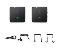 Giwnhvx Microfono lavalier wireless One to One Smart Pairing Registrazione Microfono professionale con cancellazione del rumore