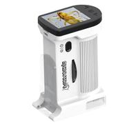 Giwnhvx Microscopio Elettronica per Bambini 1000X Attrezzature Di Sperimentazione Scientifica Mini Microscopio Portatile con Luce LED A